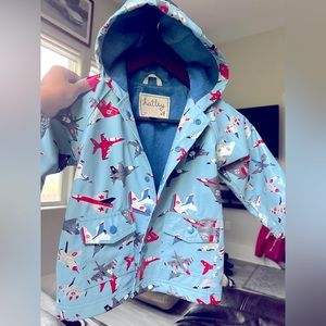 HATLEY rain coat airplanes size 3T